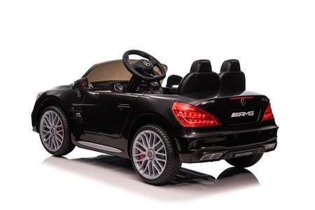Auto Mercedes SL 65 AMG dla dziecka oryginał z MP3 i pilotem 12 V Czarny