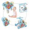 Baby Walker Baby Walker Niebieski Wielofunkcyjny Pchacz-Jeździk Stolik Edukacyjny 3 w 1