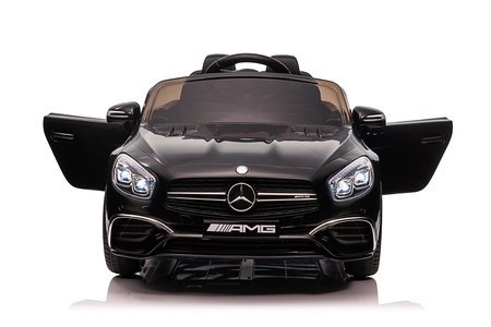 Auto Mercedes SL 65 AMG dla dziecka oryginał z MP3 i pilotem 12 V Czarny