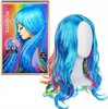 Peruka Rainbow High Amaya Raine Niebieska Tęczowa
