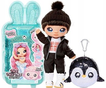 MGA L.O.L. Surprise! 2w1 Zestaw Na! Na! Na! Sparkle Series 1 Andre Avalanche Pingwin