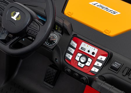 Pojazd Buggy FASTER Żółty