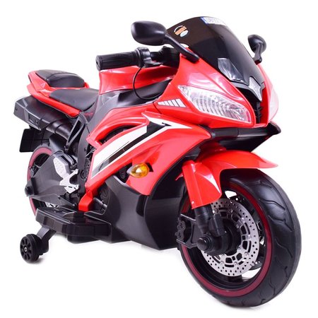WIELKI MOTOR NA AKUMULATOR  -  GAZ W MANETCE, HAMULEC, ŚWIECĄCE KOŁA - SUPER JAKOSĆ/SD-R6