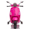 Skuter Elektryczny Vespa dla dzieci Piaggio Różówa Licencjonowany oryginał z MP3 12V
