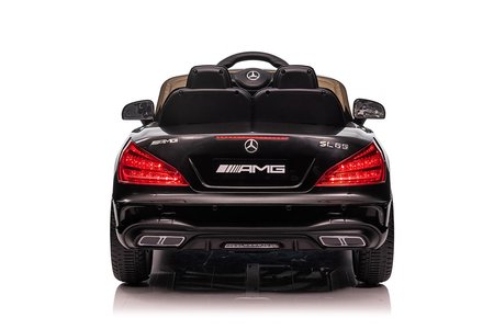 Auto Mercedes SL 65 AMG dla dziecka oryginał z MP3 i pilotem 12 V Czarny