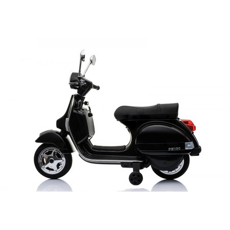 Vespa PX-150 Czarna Licencjonowany oryginał z MP3 12V