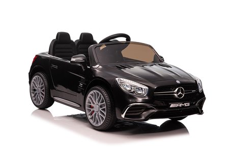Auto Mercedes SL 65 AMG dla dziecka oryginał z MP3 i pilotem 12 V Czarny