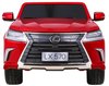Lexus LX570 Lakierowane Autko dla 2 dzieci Czerwony + Pilot + Koła EVA + Radio MP3 LED