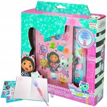 Zestaw Pamiętnik KOCI DOMEK GABI z Magicznym Długopisem